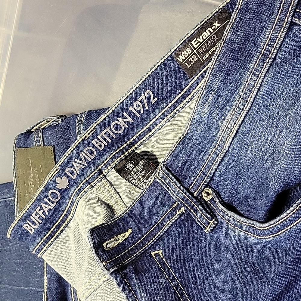 David  Bitton denim W..38, L..32..slim straight stretch